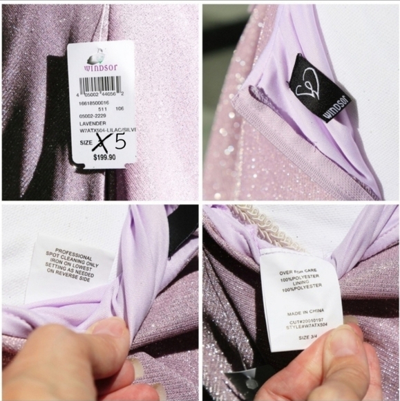 Evening Gown – Windsor – Purple A‑Line Strapless Sweetheart Prom & Wedding Maxi - Picture 17 of 17